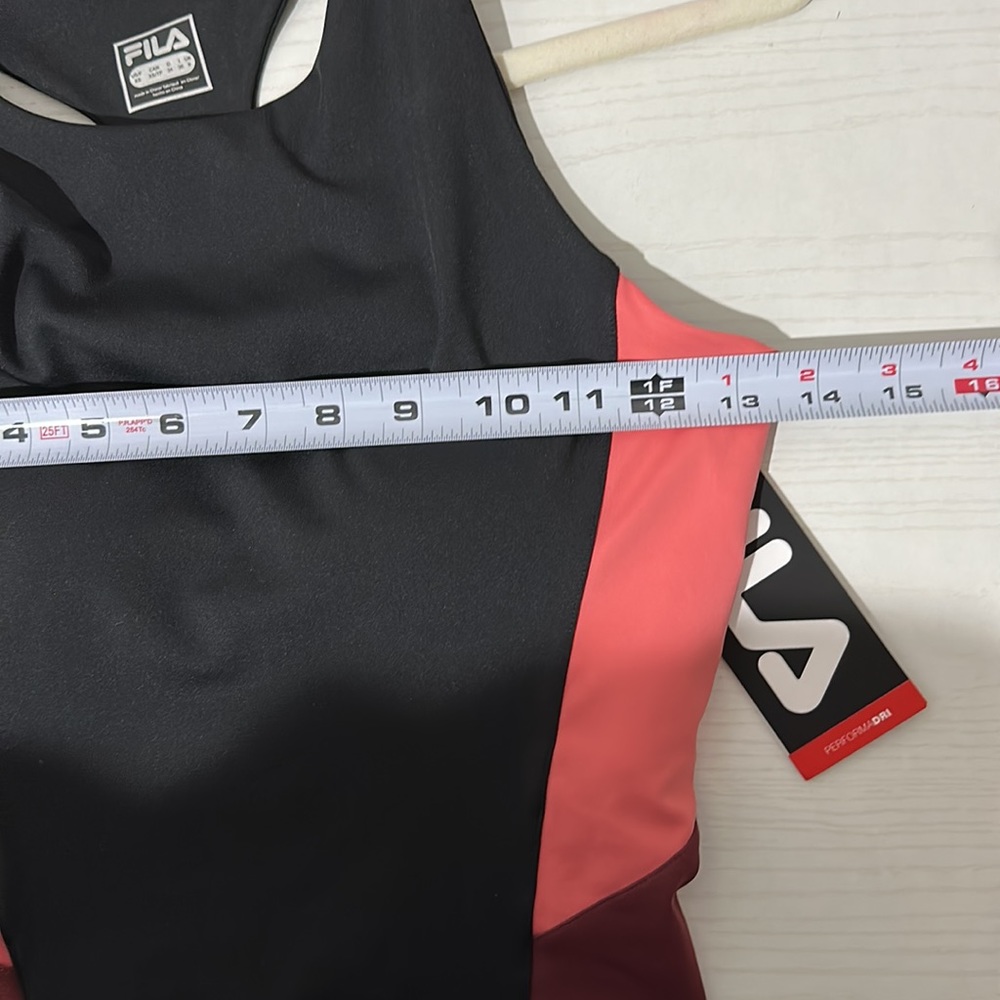 Fila sports tank with built in bra size XS. New with tags. Active wear sport - Picture 9 of 9